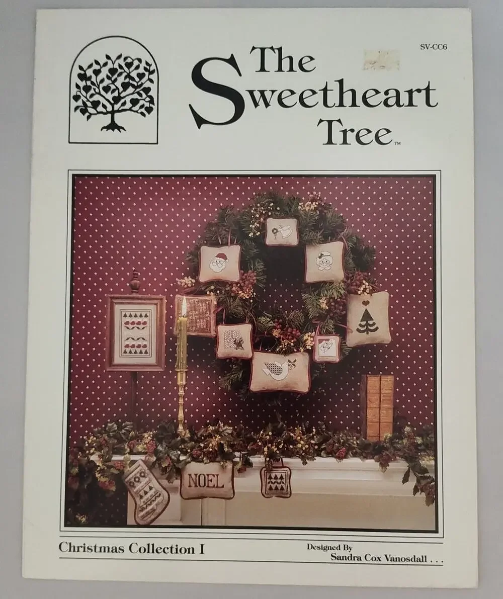 The Sweetheart Tree Christmas Collection 1 Ornaments Santa Cross Stitch Patterns